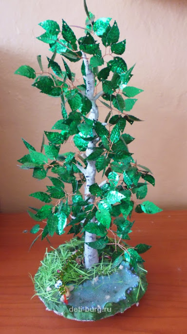 Аппликация береза. Береза из бумаги. Поделки в детский сад. Береза из бумаги. Береза из бумаги.